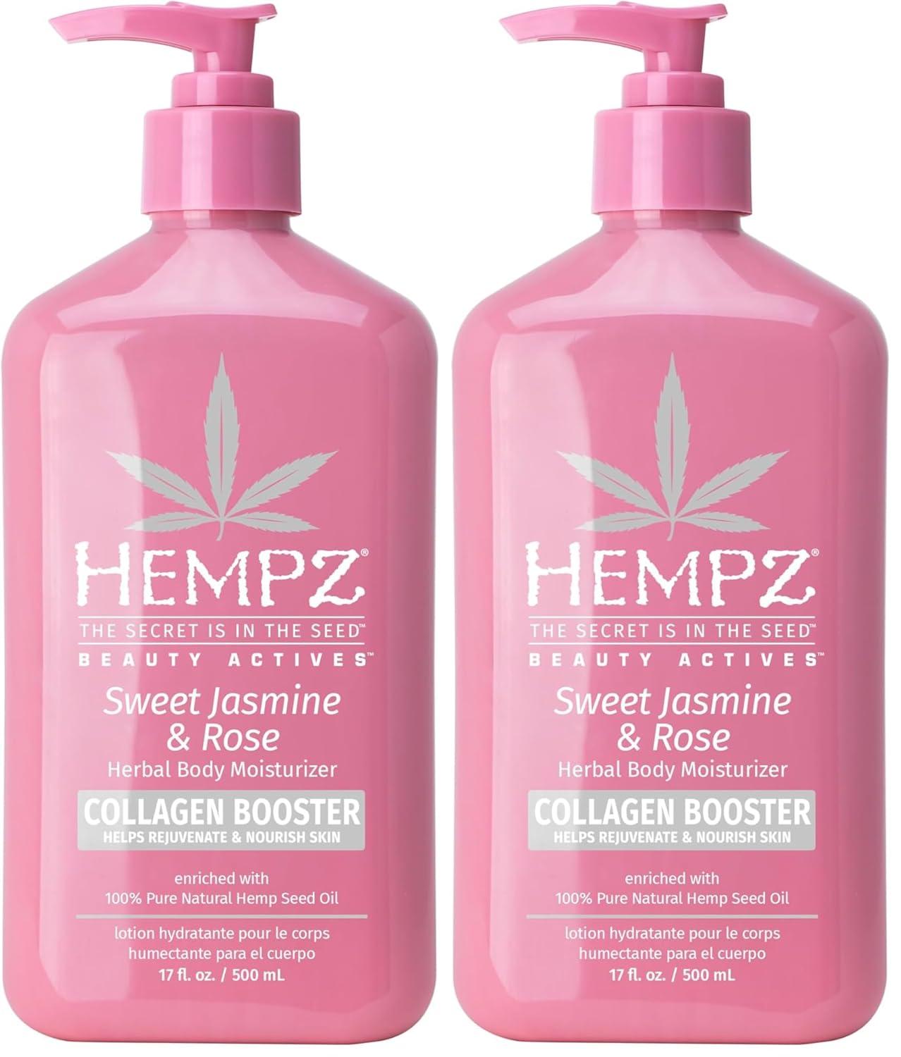 image:imageHEMPZ Sweet Almond amp KOA Body Lotion Moisturizing Hemp Seed Oil and Shea Butter Hydrating Vegan Lotion for Dry Skin 17 ozJasmine Rose