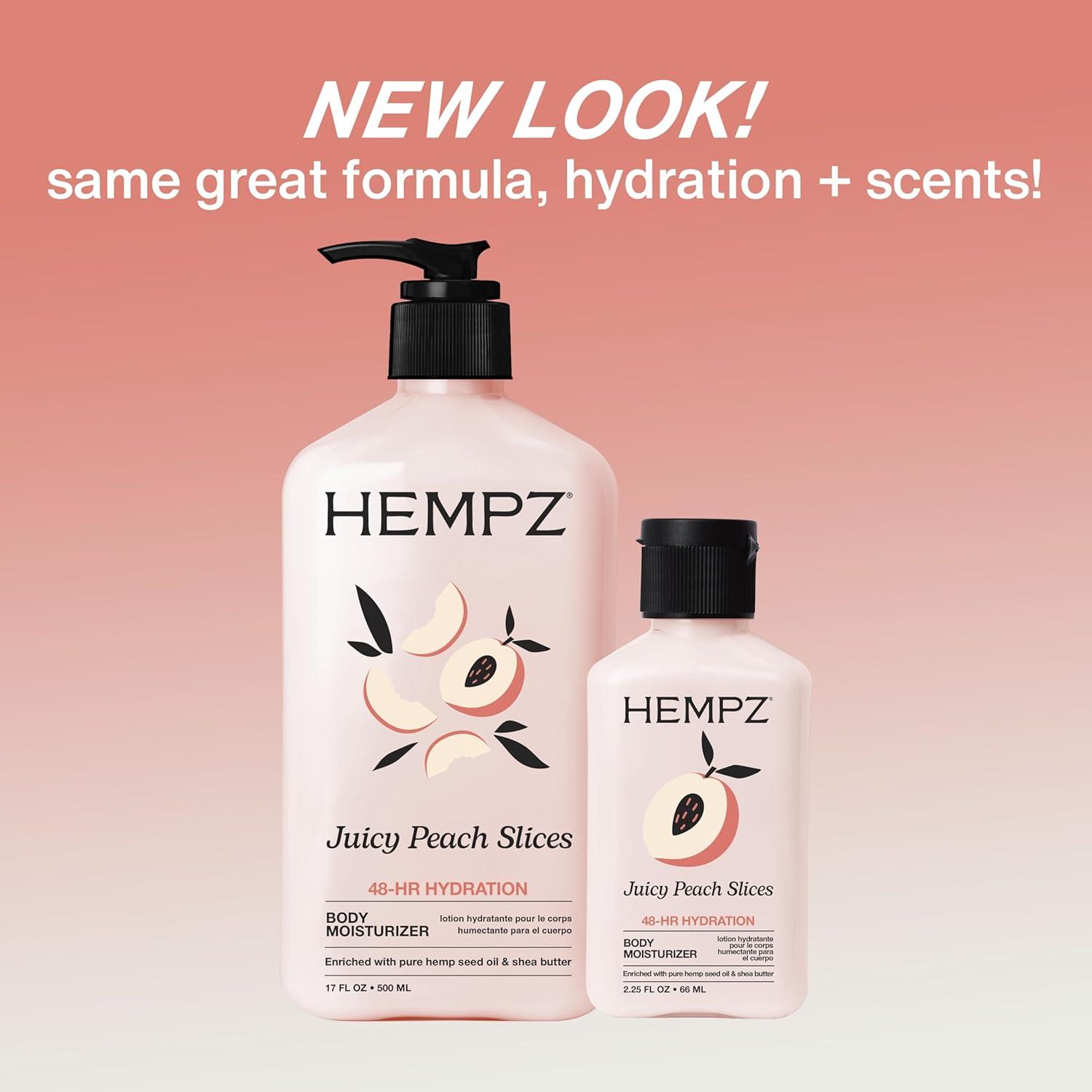 image:imageHempz Juicy Peach Lotion Hydrating Body Moisturizer juicy fruit 17 floz