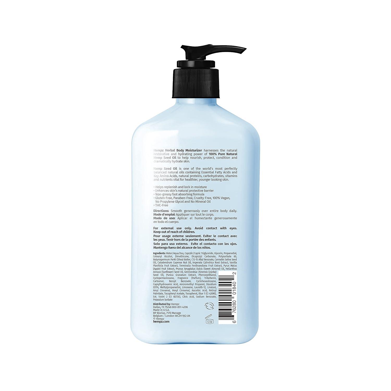 image:imageHempz Whipped Vanilla amp Coconut Cream Body amp Hand Lotion Vegan Formula for Men or Women 17 ozCitrus