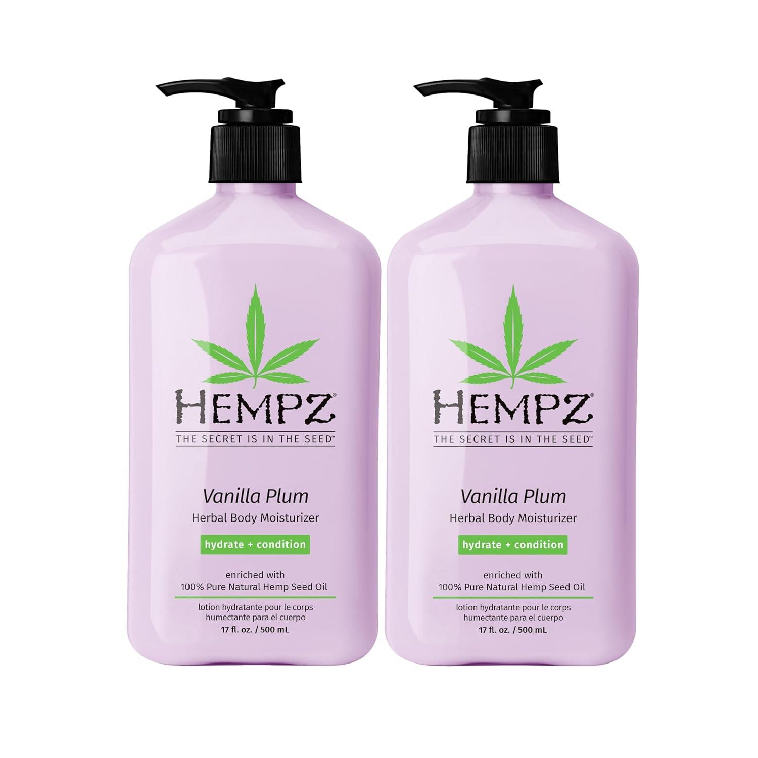 image:imageHempz Whipped Vanilla amp Coconut Cream Body amp Hand Lotion Vegan Formula for Men or Women 17 ozSatsuma Plum Lily of the Valley Vanilla