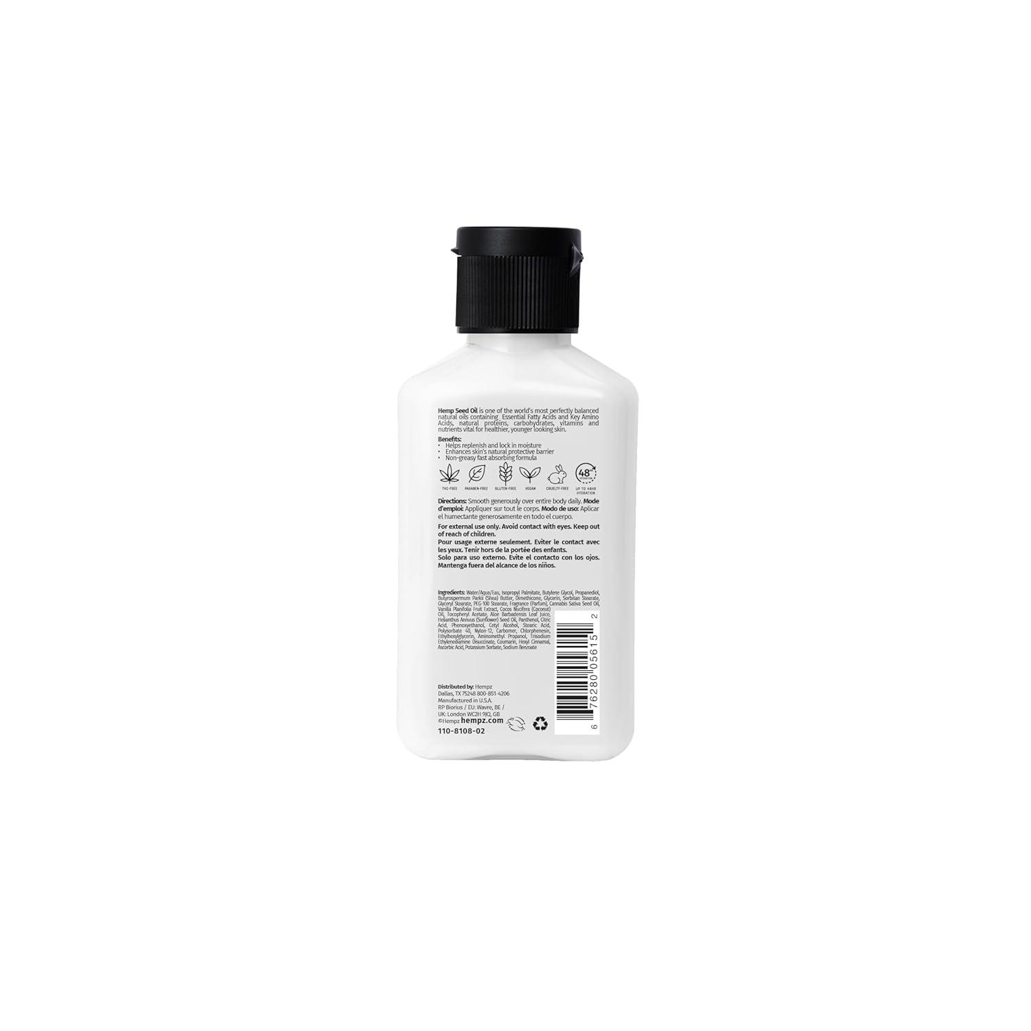 image:imageHempz Whipped Vanilla amp Coconut Cream Body amp Hand Lotion Vegan Formula for Men or Women 17 ozVanilla Coconut Cream