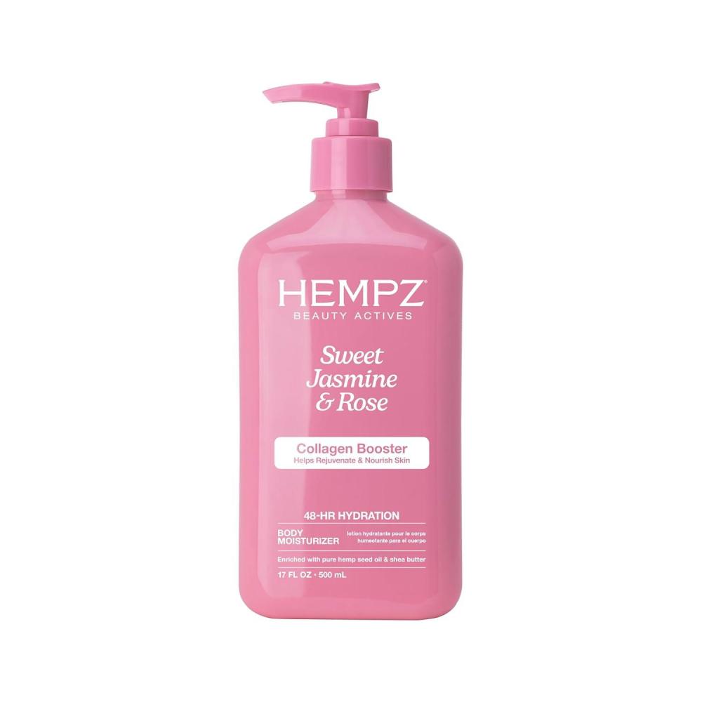 image:imageHEMPZ Sweet Almond amp KOA Body Lotion Moisturizing Hemp Seed Oil and Shea Butter Hydrating Vegan Lotion for Dry Skin 17 ozJasmine  Rose