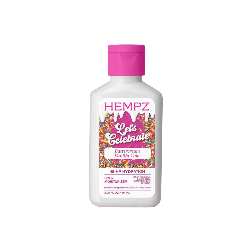 image:imageHempz Body Lotion Buttercream Vanilla Cake Celebration Limited Edition Daily Moisturizing Cream Shea Butter Aloe Skin Care Products Hemp Seed Oil 17 OzVanilla