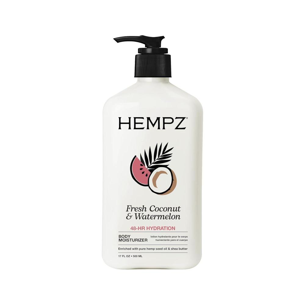 image:imageHempz Body Lotion Fresh Coconut amp Watermelon Daily Moisturizing Cream Shea Butter Body Moisturizer Skin Care Products Hemp Seed Oil Large