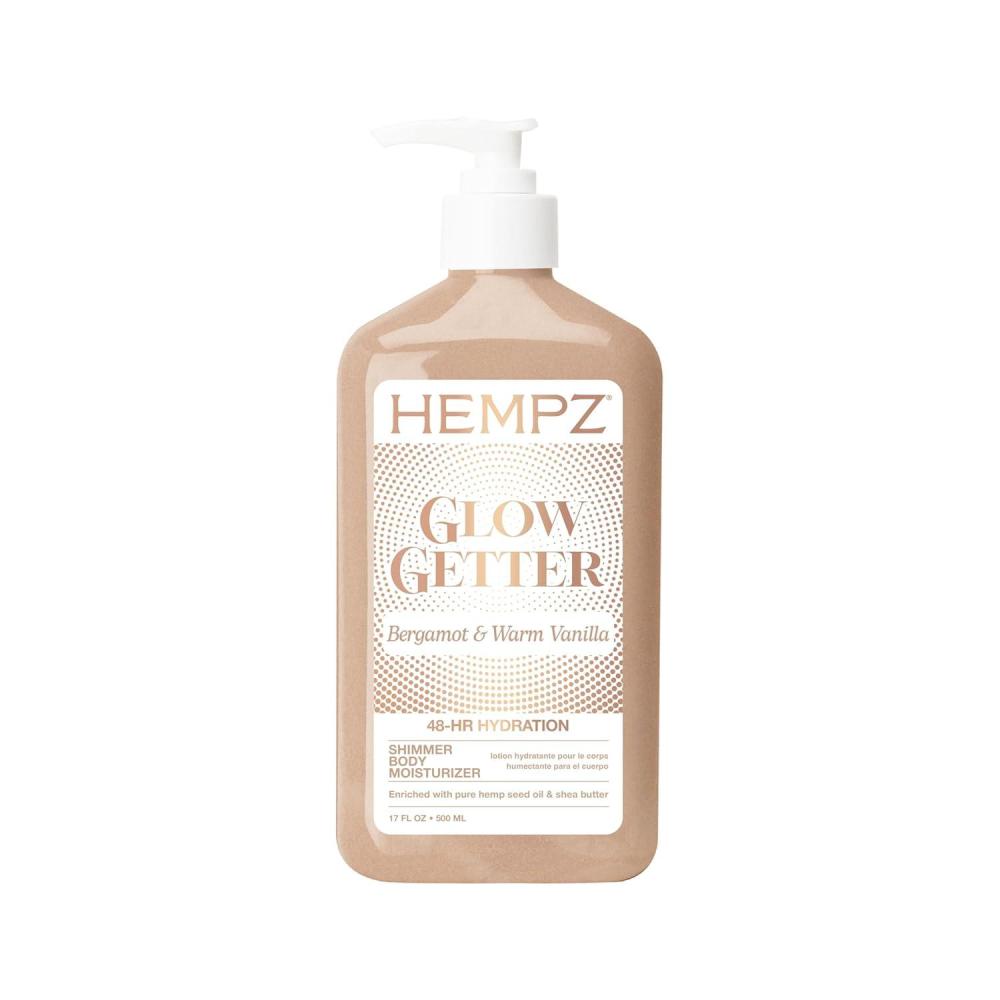 image:imageHempz Glow Getter Body Lotion Hydrating Moisturizer with Shimmer 17 oz17 Fl Oz Pack of 1
