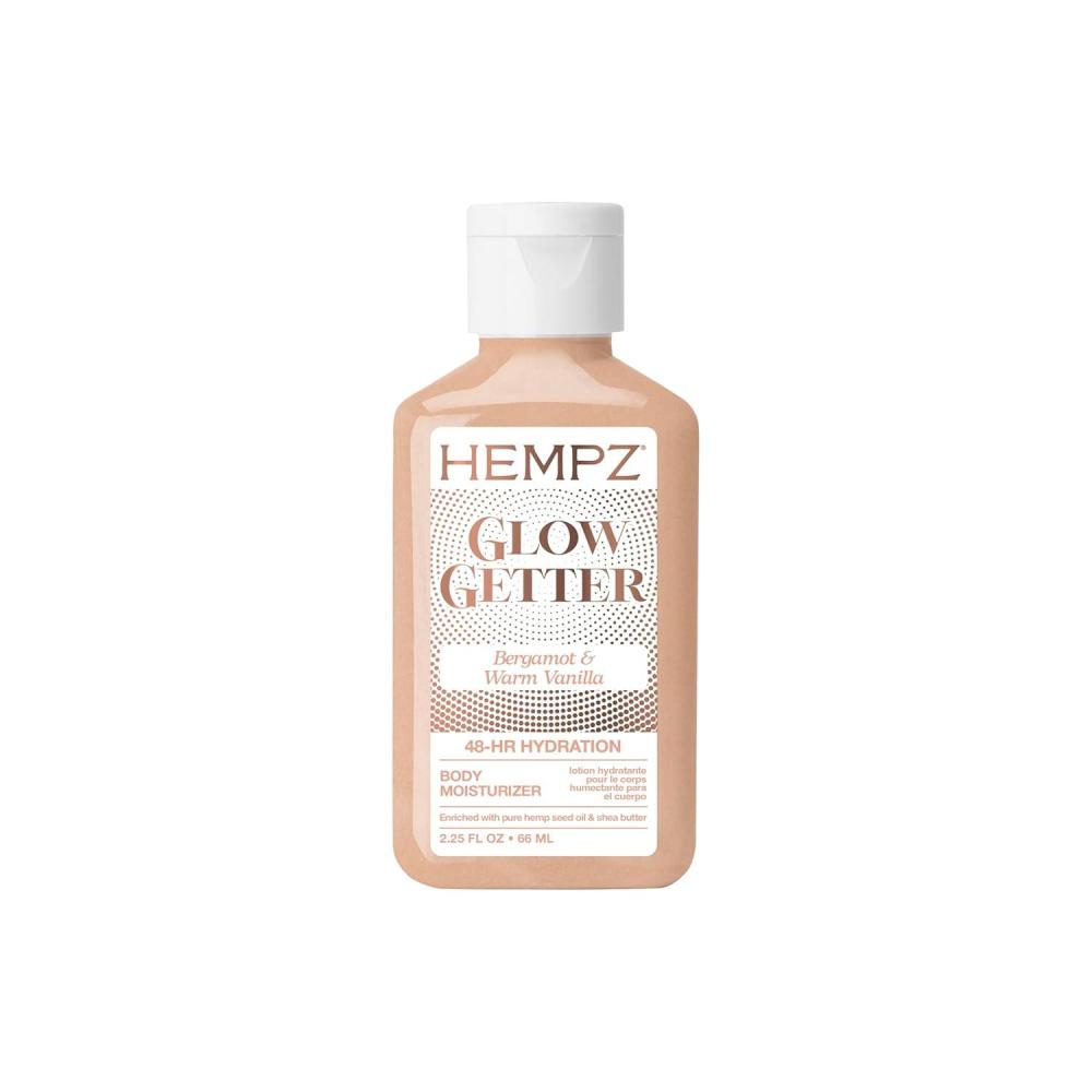 image:imageHempz Glow Getter Body Lotion Hydrating Moisturizer with Shimmer 17 oz225 Fl Oz Pack of 1