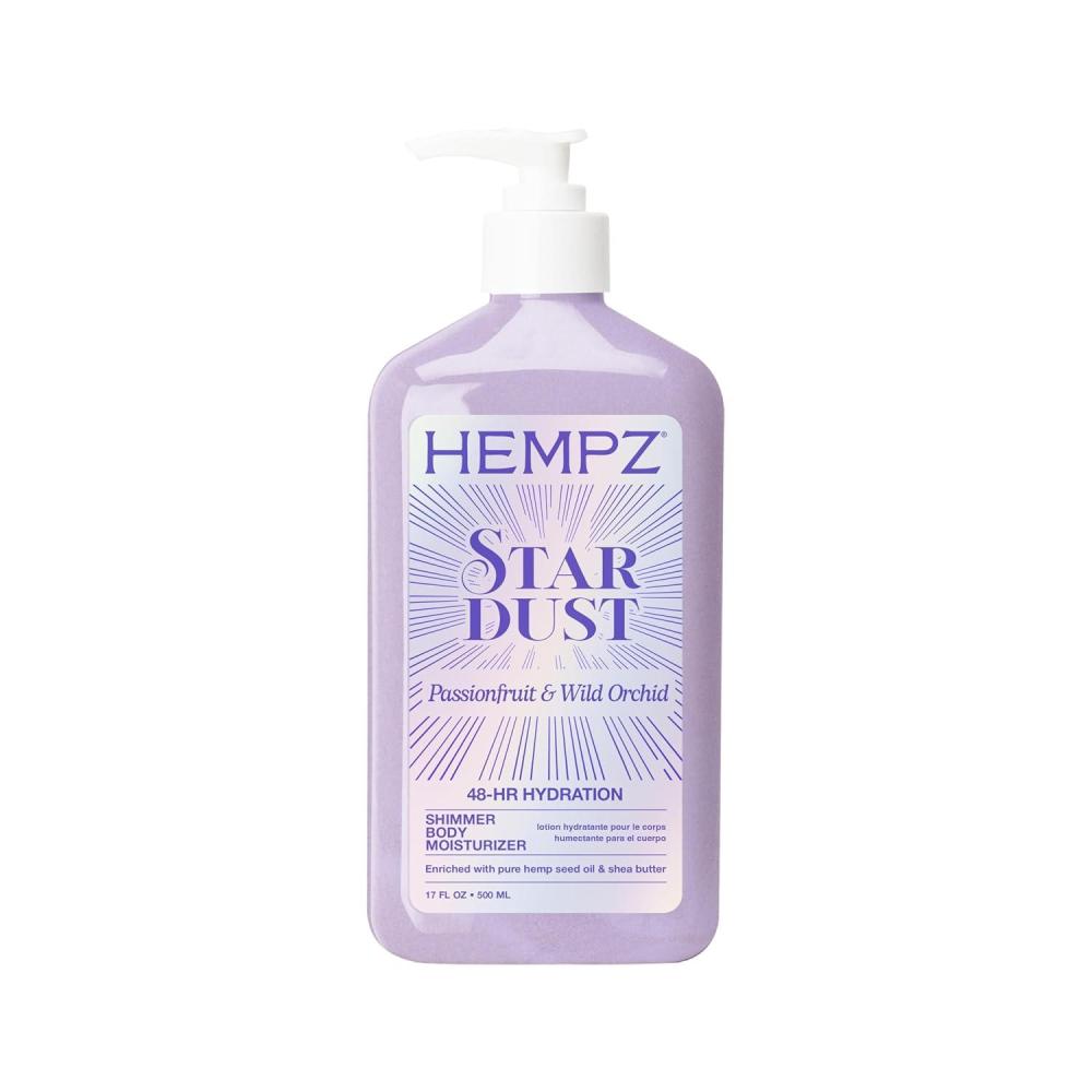 image:imageHempz NEW Star Dust Body Lotion Iridescent Glow Shimmer Passionfruit and Wild Orchid Hydrating and Nourishing Moisturizer 17 oz