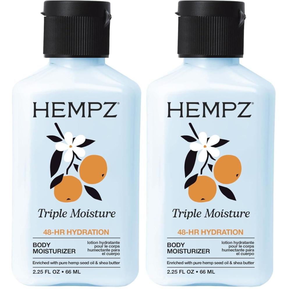 image:imageHempz Sensitive Skin Herbal Moisturizer Soothing Lotion with Oatmeal Shea Butter Hemp Cocoa Mango Seed 17 Fl Oz225 Fl Oz Pack of 2