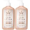 Hempz Glow Getter Body Lotion, Hydrating Moisturizer with Shimmer, 17 oz.(17 Fl Oz (Pack of 2))