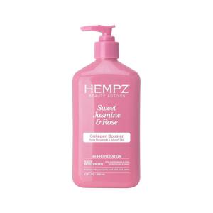 HEMPZ Sweet Almond & KOA Body Lotion, Moisturizing Hemp Seed Oil and Shea Butter, Hydrating Vegan Lotion for Dry Skin, 17 oz(Jasmine & Rose)