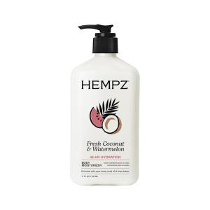 Hempz Body Lotion – Fresh Coconut & Watermelon Daily Moisturizing Cream, Shea Butter Body Moisturizer – Skin Care Products, Hemp Seed Oil – Large