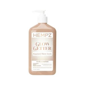 Hempz Glow Getter Body Lotion, Hydrating Moisturizer with Shimmer, 17 oz.(17 Fl Oz (Pack of 1))