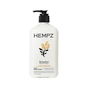Hempz Sensitive Skin Herbal Moisturizer: Soothing Lotion with Oatmeal, Shea Butter, Hemp, Cocoa, Mango Seed – 17 Fl Oz(17 Fl Oz (Pack of 1))