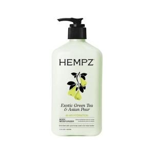 Hempz Whipped Vanilla & Coconut Cream Body & Hand Lotion, Vegan Formula, for Men or Women, 17 oz.(Exotic Green Tea & Pear)