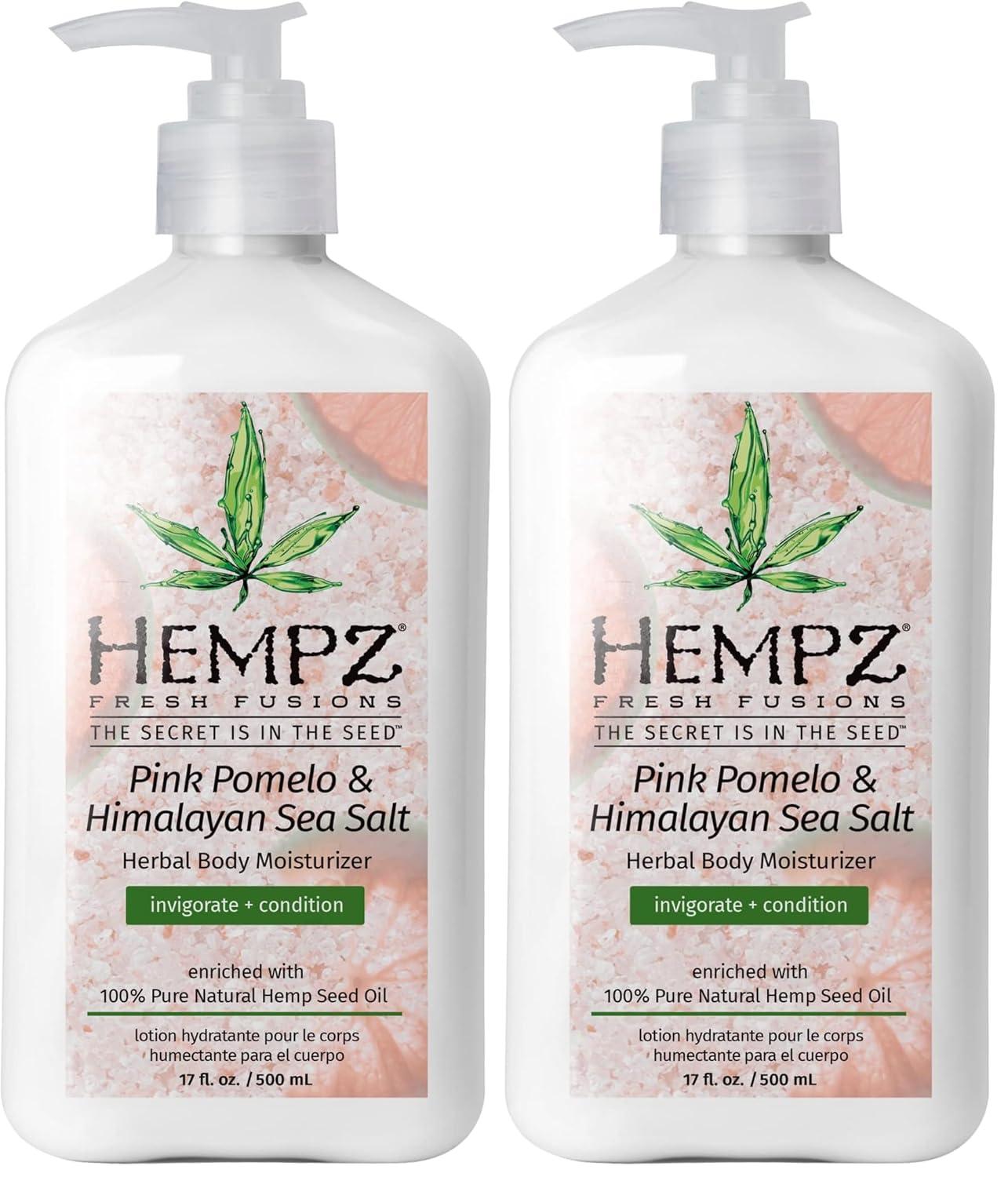 image:imageHEMPZ Body Lotion Pink Pomelo amp Himalayan Sea Salt Daily Moisturizing Cream 17 Fl OzPink Pomelo