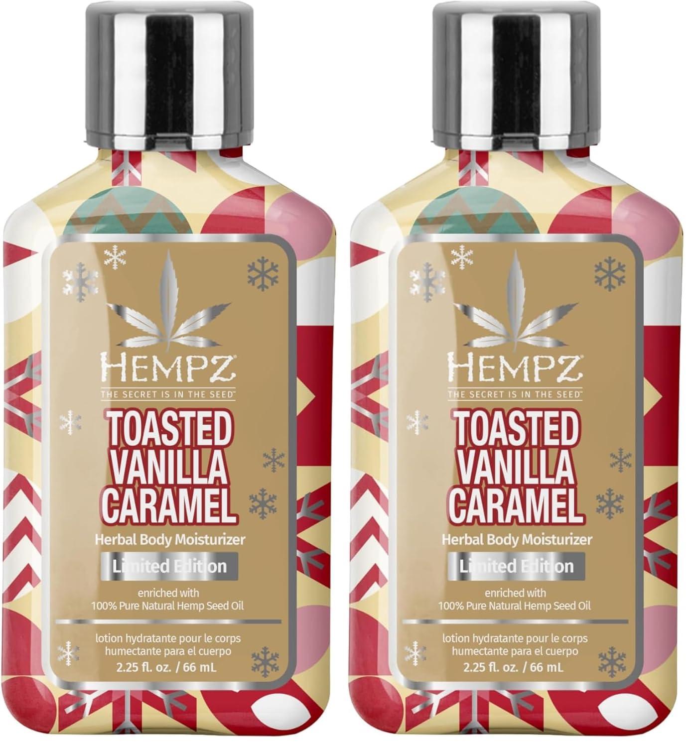 image:imageHempz Crushed Peppermint Sugar Body Lotion Moisturizer for men and women Holiday Gifts 17 ozToasted Vanilla Caramel