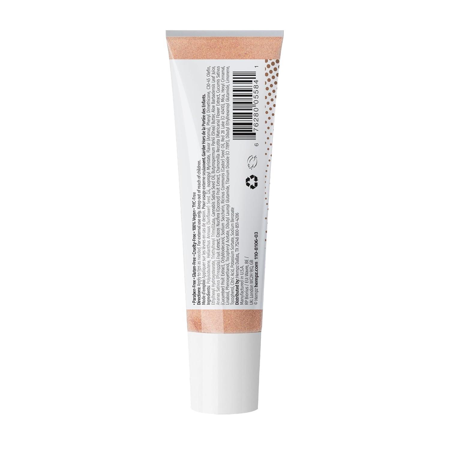 image:imageHempz Glow Getter Lip Gloss Hydrating Balm with Shimmer 44 oz