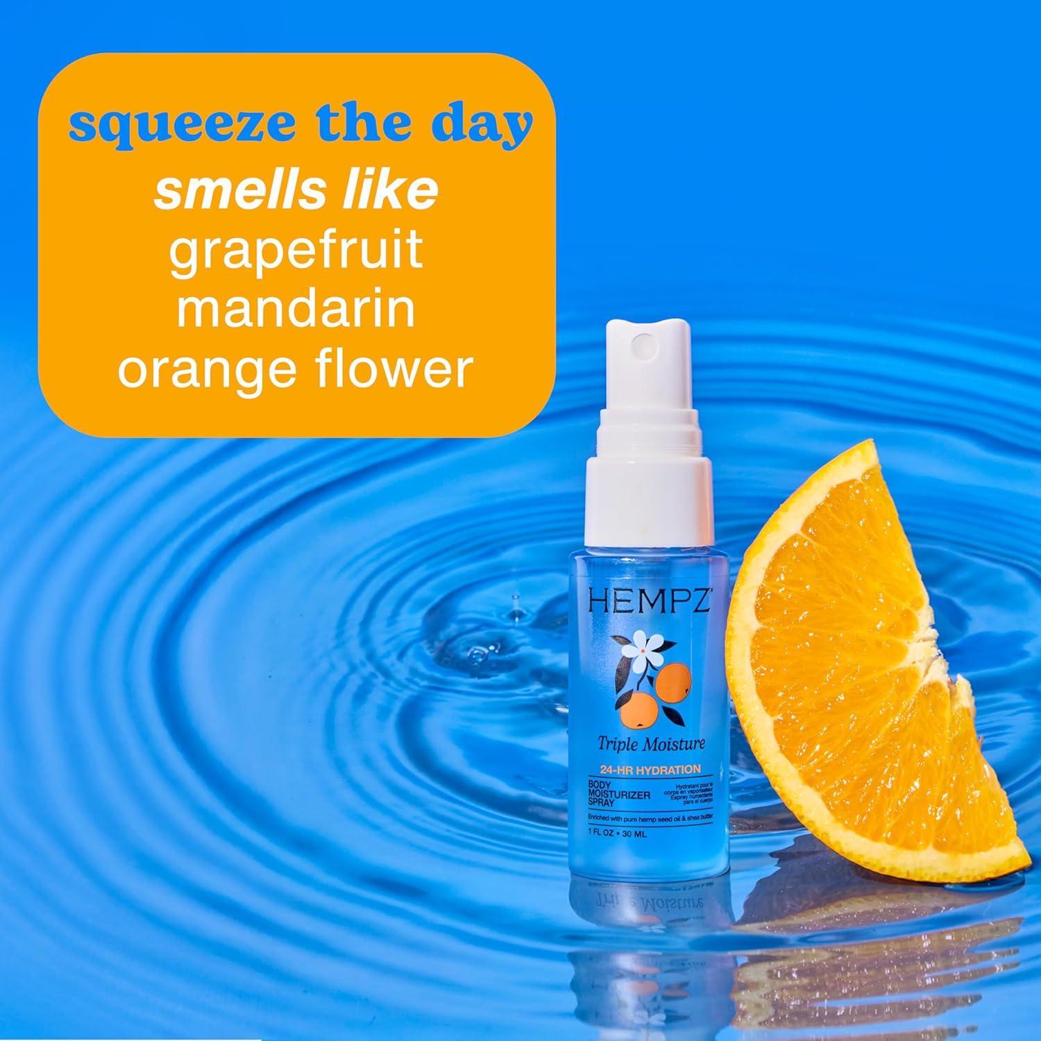 image:imageHempz Hydrating Body Mist Spray Triple Moisture Lightweight Fragrance Travel Size Moisturizer 1 floz