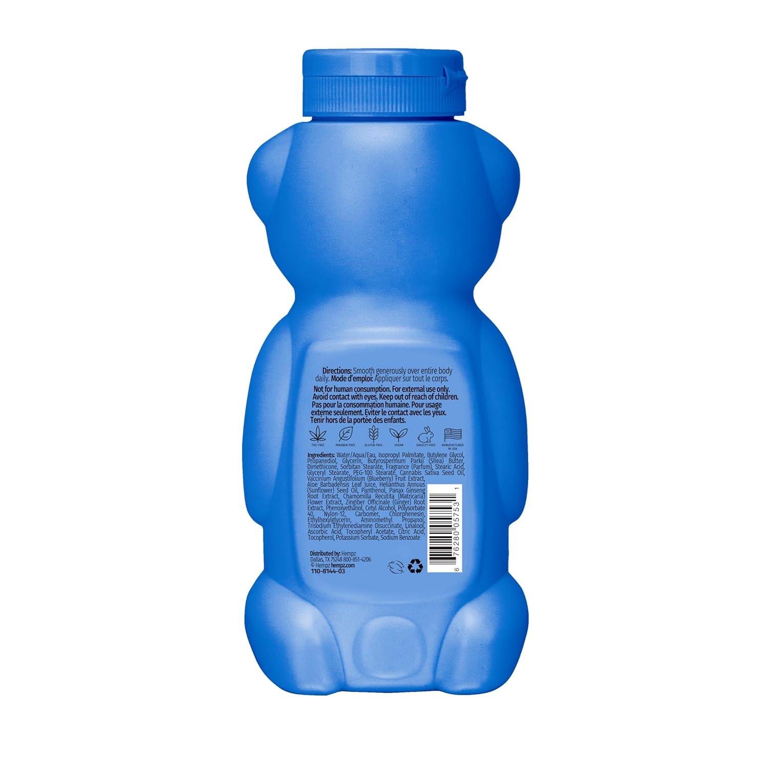 image:imageHempz Limited Edition Acai Beary Body Moisturizer Hydrating and Nourishing Lotion Cute Fall Bear Giftable for Women and Teens 117 ozBlue Beary