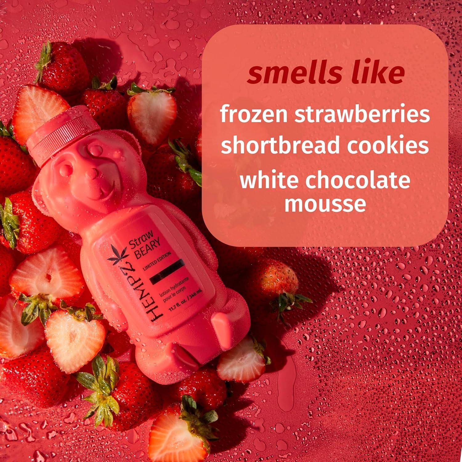 image:imageHempz Limited Edition Acai Beary Body Moisturizer Hydrating and Nourishing Lotion Cute Fall Bear Giftable for Women and Teens 117 ozStraw Beary