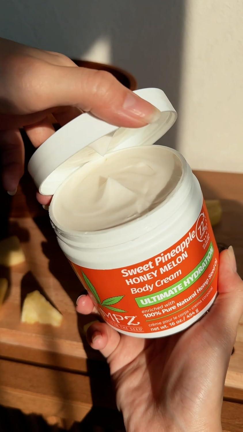 image:imageHempz NEW Lux Body Cream Sweet Pineapple amp Honey Melon Herbal Ultra Hydrating 16 oz