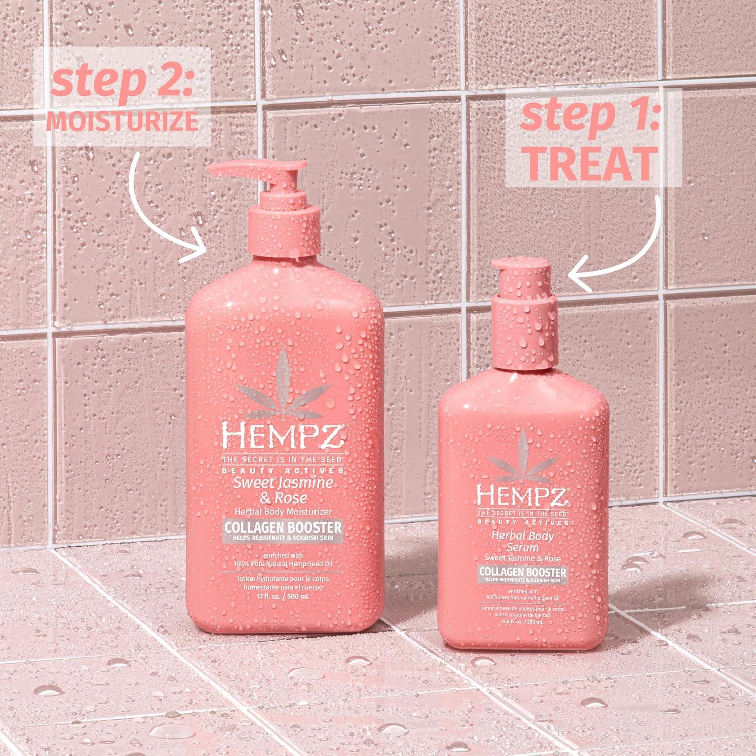 image:imageHempz Ocean Breeze Body Serum with Hyaluronic Acid Light weight Fast Absorbing Cream Gel 85 flozSweet Jasmine Rose