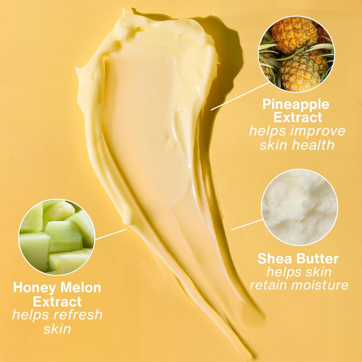 image:imageHempz Sweet Pineapple amp Honey Melon Moisturizing Skin Lotion Hemp Seed Herbal Body Moisturizer with Jojoba Natural Extracts Vitamins A and E 225 oz