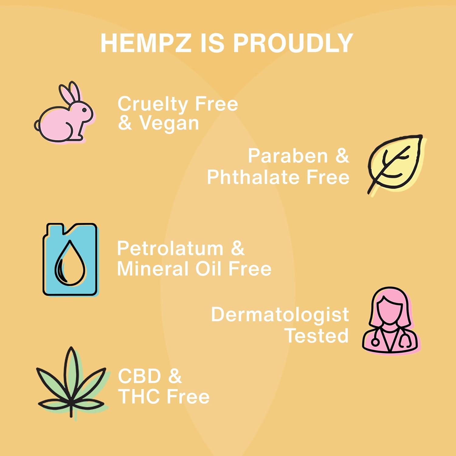 image:imageHempz Sweet Pineapple amp Honey Melon Moisturizing Skin Lotion Hemp Seed Herbal Body Moisturizer with Jojoba Natural Extracts Vitamins A and E 225 oz
