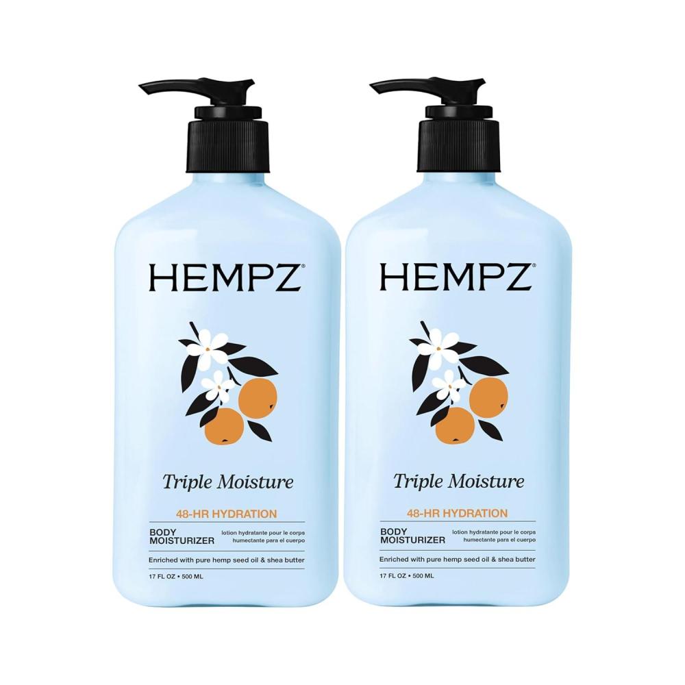 image:imageHempz Body Lotion Sweet Pineapple amp Honey Melon Coconut amp Watermelon Daily Moisturizing Cream Shea Butter Aloe Skin Care Products Hemp Seed Oil 17 fl oz 2Pack BundleGrapefruit Sparkling Peach