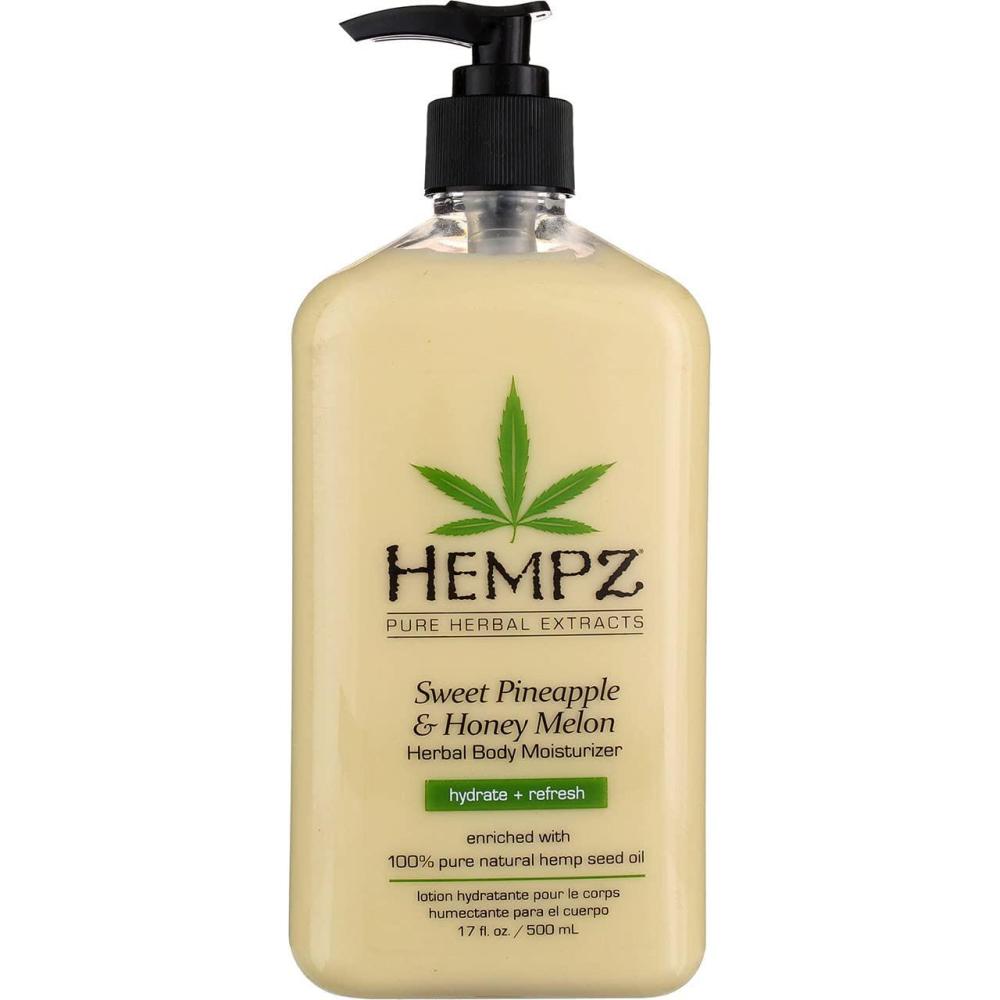 image:imageHempz Body Moisturizer Sweet Pineapple and Honey Melon 17 Ounce Pump 500ml Pack of 617 Fl Oz Pack of 2