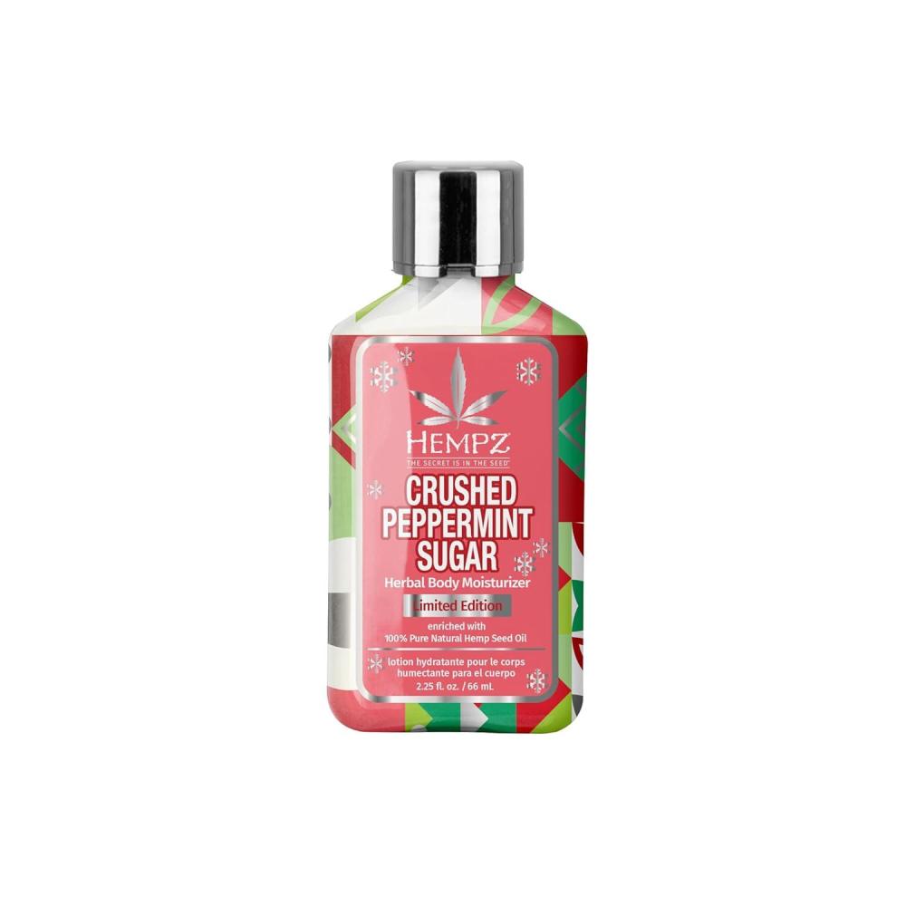 image:imageHempz Crushed Peppermint Sugar Body Lotion Moisturizer for men and women Holiday Gifts 17 ozCrushed Peppermint Sugar