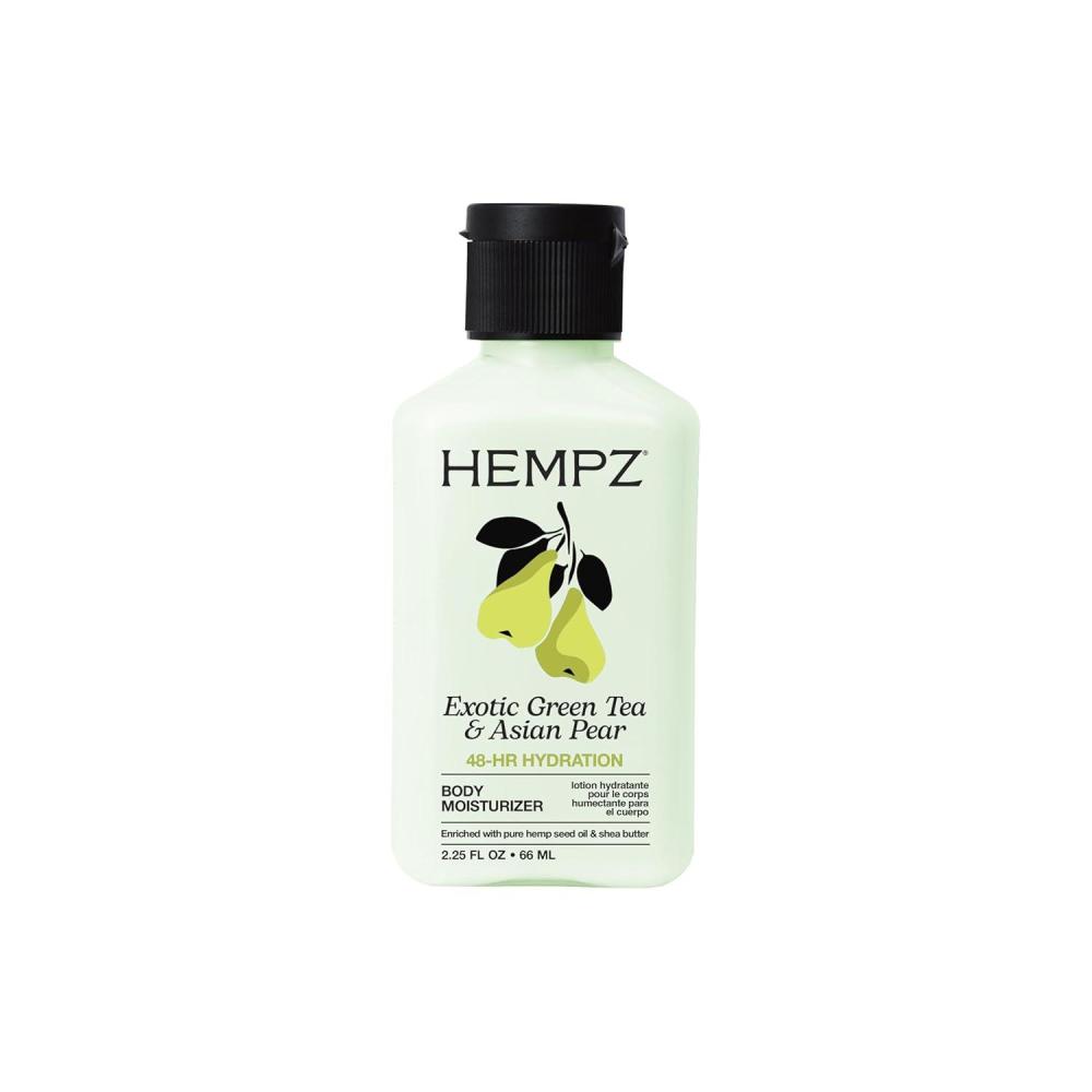 image:imageHempz Exotic Natural Herbal Body Moisturizer with Pure Hemp Seed Oil Green Tea and Asian Pear 225 Fluid Ounce  Nourishing Vegan Skin Lotion for Dryness and Flaking with Acai and Goji BerryGreen Tea  Asian Pear