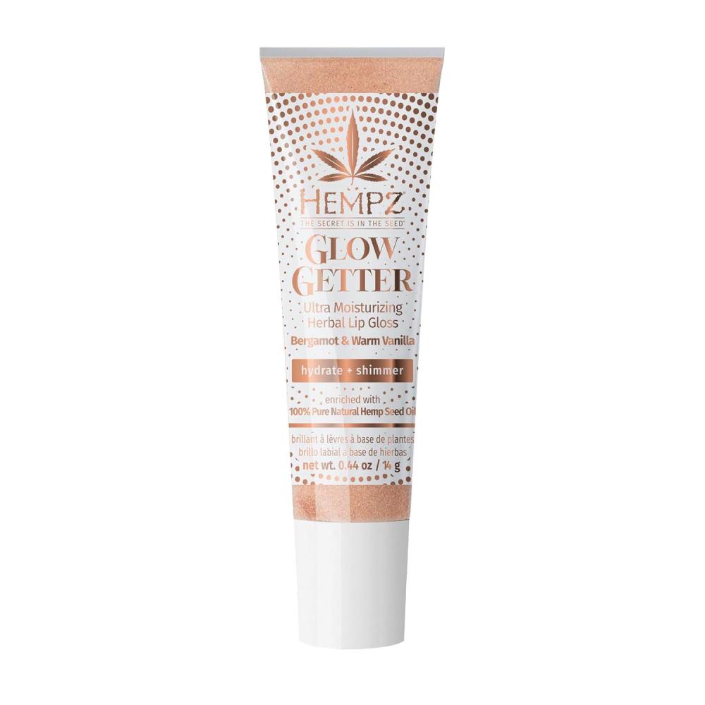 image:imageHempz Glow Getter Lip Gloss Hydrating Balm with Shimmer 44 oz