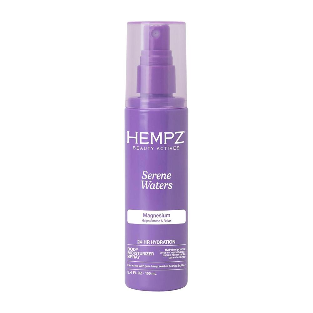 image:imageHempz Magnesium Body Spray Serene Waters Soothing and Hydrating Moisturizer Mist with Arnica Travel Friendly 34 floz