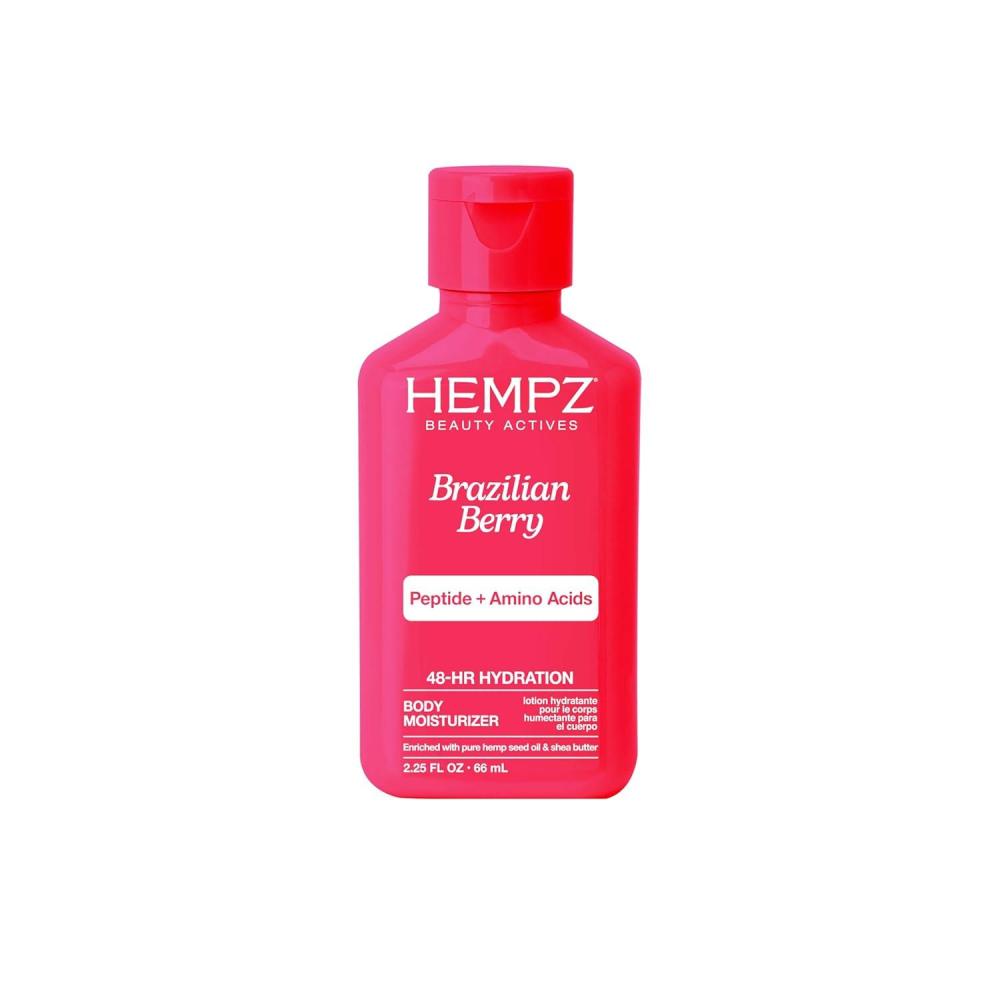 image:imageHempz Mini Brazilian Berry Beauty Actives Lotion Hydrating Moisturizer for Body Hands and Feet 225 oz