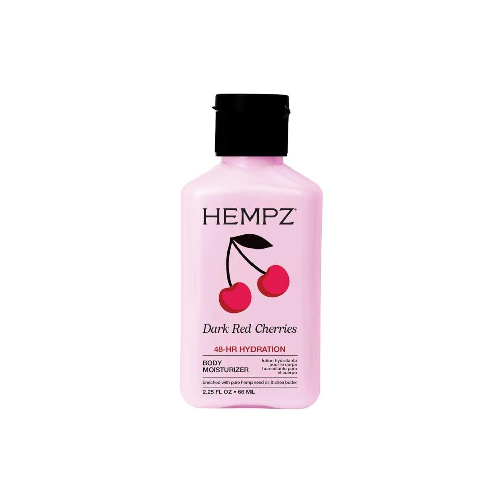 image:imageHempz Mini Cherry Lotion Ultra Hydrating Moisturizer for Body and Hands Dark Red Cherries travel friendly 225 oz