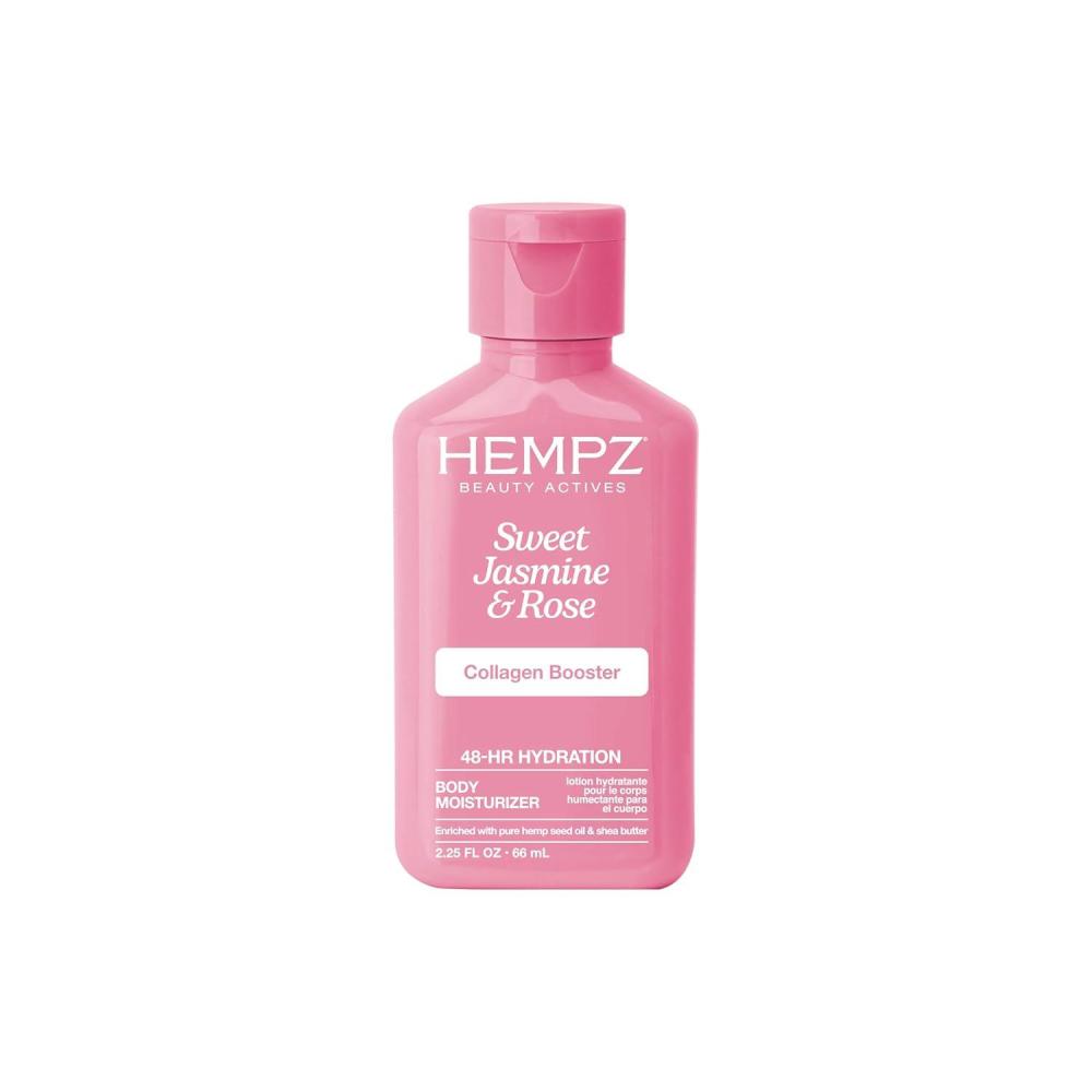 image:imageHempz Mini CollagenInfused Jasmine amp Rose Body Moisturizer 225 oz  ParabenFree Vegan CrueltyFree225 Fl Oz Pack of 1