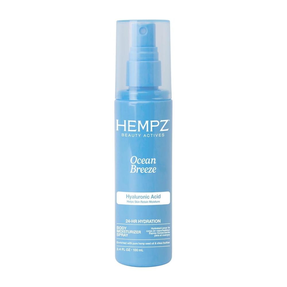 image:imageHempz Ocean Breeze Body Moisturizer Spray Hydrating Lightweight Mist with Hyaluronic Acid Travel Friendly 34 floz