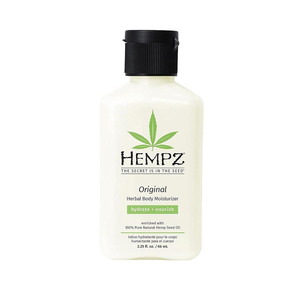 image:imageHempz Original Natural Hemp Seed Oil Body Moisturizer with Shea Butter and Ginseng 225 Fluid Ounce Pure Herbal Skin Lotion for Dryness Nourishing Vegan Body Cream in Floral and Banana225 Fl Oz Pack of 1