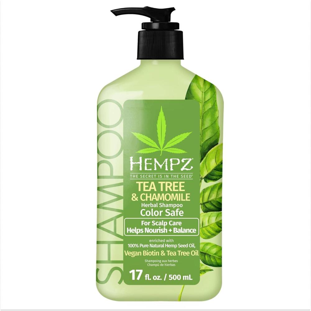 image:imageHempz Triple Moisture Herbal Hair Shampoo Moisturizing Gentle Shampoo to Nourish and Hydrate Hair 17 Fl OZTea tree Chamomile