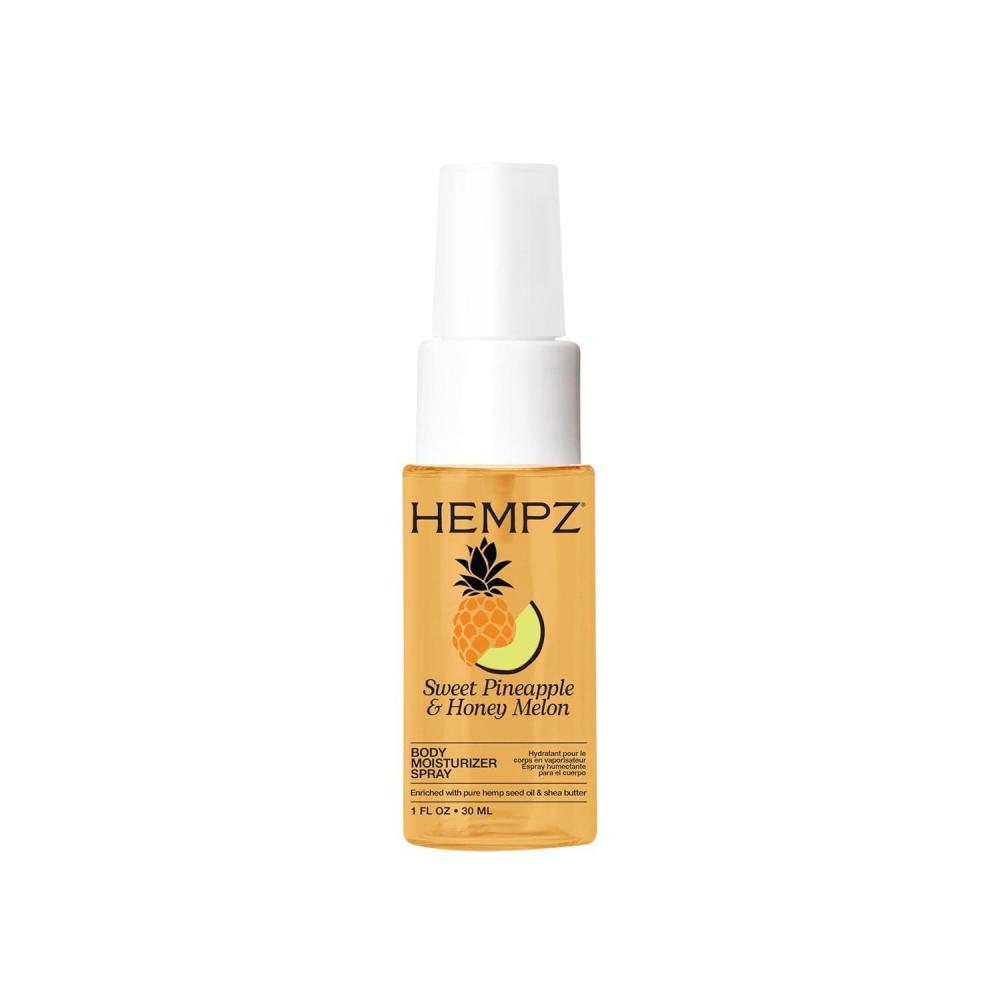 image:imageHempz Tropical Hydrating Body Mist Spray Sweet Pineapple amp Honey Melon Lightweight Moisturizing Fragrance Vacation Essential Travel Size Moisturizer 1 floz