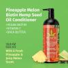 Hempz Biotin Conditioner – Original Light Floral & Banana – For Growth & Strengthening of Dry, Damaged and Color Treated Hair, Hydrating, Softening, Moisturizing 33.8 Fl OZ(Pineapple Melon 33.8 Oz)