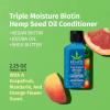 Hempz Biotin Conditioner – Original Light Floral & Banana – For Growth & Strengthening of Dry, Damaged and Color Treated Hair, Hydrating, Softening, Moisturizing – Travel Size 2.25 Fl OZ(Peach & Grapefruit)