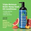 Hempz Biotin Conditioner – Sweet Pineapple & Honey Melon – For Thin/Fine Hair Growth & Strengthening of Dry, Damaged and Color Treated Hair, Hydrating, Softening, Moisturizing – 33.8 Fl OZ(Peach Grapefruit 33.8 Oz)
