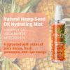 Hempz Body Mist Moisturizing Oil Spray – Sweet Pineapple & Honey Melon Refreshing Scent Hydrating 100% Hemp Seed Oil Spray for Face & Body, 4.22 Fluid Ounces