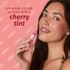 Hempz Cherry Tinted Lip Balm, hydrating gloss for dry cracked lips, Dark Red Cherries, .44 fl.oz.
