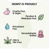 Hempz Cherry Tinted Lip Balm, hydrating gloss for dry cracked lips, Dark Red Cherries, .44 fl.oz.