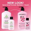 Hempz Mini Cherry Lotion, Ultra Hydrating Moisturizer for Body and Hands, Dark Red Cherries, travel friendly 2.25 oz.