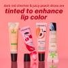 Hempz New Lip Balm Gift Set, Juicy Peach, Dark Red Cherries, Original and Whipped Vanilla, 4 Pack Set