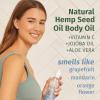 Hempz Original Floral Banana Hydrating Body Oil for Scars & Stretchmarks – Moisturizing Vitamin Rich Hempseed Formula for Restoring Damaged or Extremely Dry Skin, for Men or Women, 6.76 Oz(Citrus)